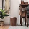 DRSFF Round Rubbish Bin - Nordic Trash Can Simple Garbage Bin Wastepaper Recycling Basket - Natural Wooden - for Living Room Bedroom Kitchen Bathroom and Office (Color : A) view 1