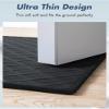 AMOAMI Ultra Thin Bathroom Rugs, Rubber Backed Bath Mats for Bathroom Non Slip, Absorbent Bathroom Mat for Floor, Shower, Sink(20"x 32", Black) view 4