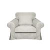 BACoverZone Sofa Cover ONLY! for EKTORP Armchair, 1-seat Sofa Cover, Chair Cover, Linen Fabric Chair Covers for Living Room, Thickened Chair Slipcovers with Arms Anti (T-14) view 1