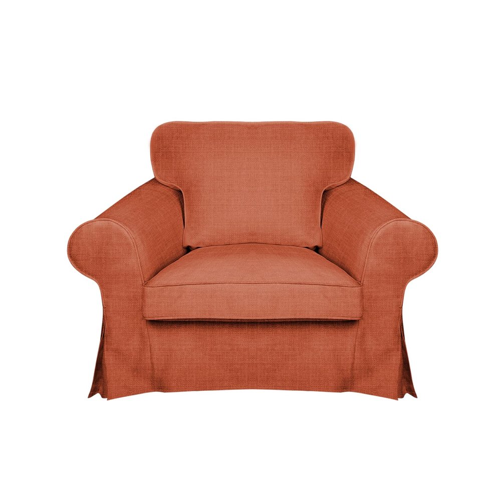 BACoverZone Sofa Cover ONLY! for EKTORP Armchair, 1-seat Sofa Cover, Chair Cover, Linen Fabric Chair Covers for Living Room, Thickened Chair Slipcovers with Arms Anti (T-24)
