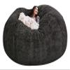 Bean Bag,Big Huge Giant Bean Bag Chair for Adults, (No Filler) Bean Bag Chair for Adults Kids Comfy Fluffy Giant Round Beanbag Lazy Sofa Cover- Machine Washable Covers, Double Stitched Seams view 1