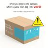 Bean Bag,Big Huge Giant Bean Bag Chair for Adults, (No Filler) Bean Bag Chair for Adults Kids Comfy Fluffy Giant Round Beanbag Lazy Sofa Cover- Machine Washable Covers, Double Stitched Seams view 3