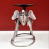 11" Handmade Decorative Elephant Candle Holder - Iron view 4