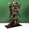 30" Handmade Angel Figurine with Candle Stand - Iron view 2