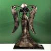 30" Handmade Angel Figurine with Candle Stand - Iron view 4