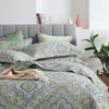 Autumn Dream Cotton Bedspread Quilt Sets, 3 Pieces Reversible Comforter Coverlet Sets,Classical Damask Paisley,Queen Size view 2