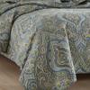Autumn Dream Cotton Bedspread Quilt Sets, 3 Pieces Reversible Comforter Coverlet Sets,Classical Damask Paisley,Queen Size view 4