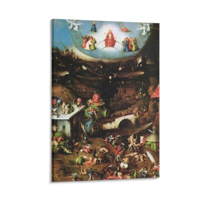 14 Famous Paintings by Hieronymus Bosch - The Last Judgement (Detail) Canvas Art Poster and Wall Art Picture Print Modern Family Bedroom Decor Posters 28x42inch(70x105cm)