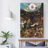14 Famous Paintings by Hieronymus Bosch - The Last Judgement (Detail) Canvas Art Poster and Wall Art Picture Print Modern Family Bedroom Decor Posters 28x42inch(70x105cm) view 4