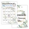 OICPYD Housewarming Party Games, Find Someone Who, Greenery New Home, New House, New Homeowner Party Games Cards, 30 Sheets Each Pack view 1