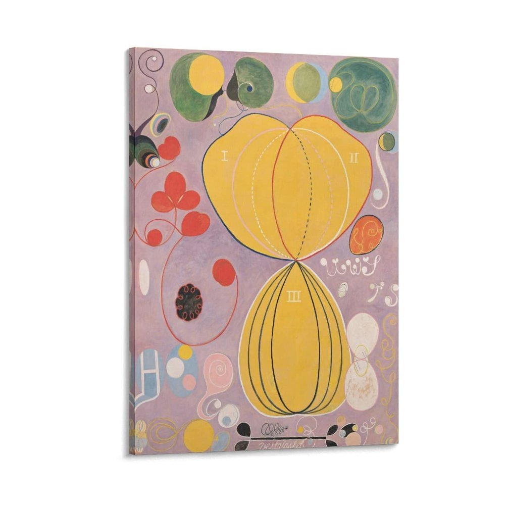 23 Famous Paintings by Hilma Af Klint - The Ten Largest, No. 7, Adulthood by Hilma Af Klint Canvas Art Poster and Wall Art Picture Print Modern Family Bedroom Decor Posters 28x42inch(70x105cm)