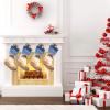 CUXWEOT Personalized Sunshine Jumping Dolphin Christmas Stockings Customize Name Candy Bag for Family Holiday Party Decorations Gift 17.52 x 7.87 Inch view 2