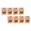 Cabilock 8pcs Oil Kraft Bags for Desserts Simple Design Takeaway Food Containers for Parties Bakeries and Picnics for Sushi Sandwiches and More view 1