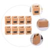 Cabilock 8pcs Oil Kraft Bags for Desserts Simple Design Takeaway Food Containers for Parties Bakeries and Picnics for Sushi Sandwiches and More view 2