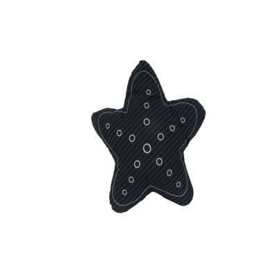 Global Furniture Outlet Blue with White 3D Shape Star Pillow