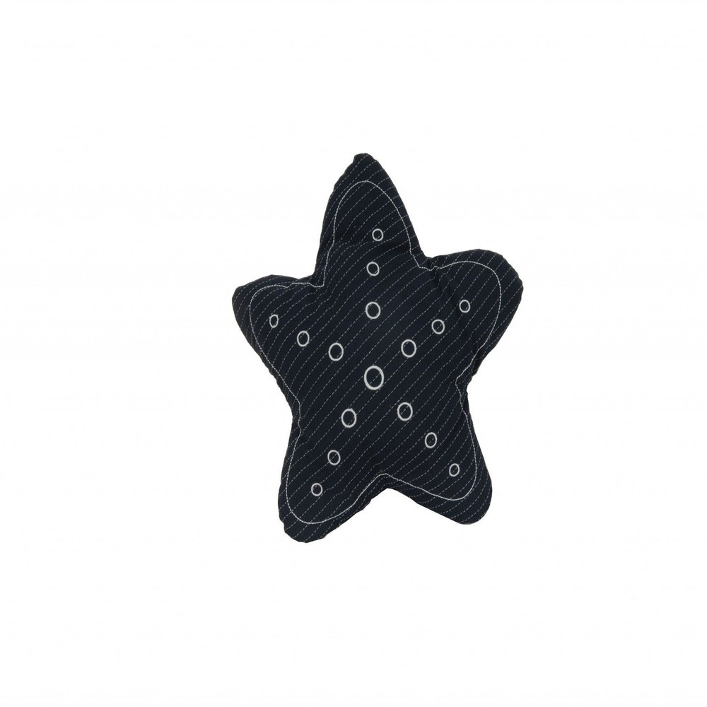 Global Furniture Outlet Blue with White 3D Shape Star Pillow