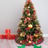 Christmas Party Decorated Elf Feet Christmas Tree Base Apron Christmas Tree Skirt Elf Foot Tree Stand Mat For Home Decor DUO ER view 4