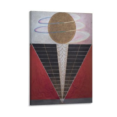 23 Famous Paintings by Hilma Af Klint - Group X, No. 2, Altarpiece, 1915 by Hilma Af Klint Poster Decorative Painting Canvas Wall Art Living Room Posters Bedroom Painting 28x42inch(70x105cm)