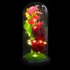 Uonlytech 1pc Led Light Decorative Artificial Glass Cover for Valentine's Day Home Decor for and Friends view 1