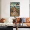14 Famous Paintings by Hieronymus Bosch - Saint John The Evangelist on Patmos Canvas Art Poster and Wall Art Picture Print Modern Family Bedroom Decor Posters 24x36inch(60x90cm) view 3