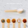 100 Pieces Small Wooden Spoons 3 Inch Mini Wooden Spoons, Tiny Wooden Scoop for Bath Salt, Wood Tasting Spoons for Spice Jars Seasoning Condiment Sugar Coffee Honey Teas Herbs view 4