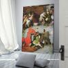 14 Famous Paintings by Hieronymus Bosch - Temptation of St. Anthony (Detail) Art Canvas Art Poster and Wall Art Picture Print Modern Family Bedroom Decor Posters 24x36inch(60x90cm) view 2