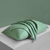 MILVOWOC Brushed Microfiber Pillowcases, Dark Green, 20x26 Inch view 4