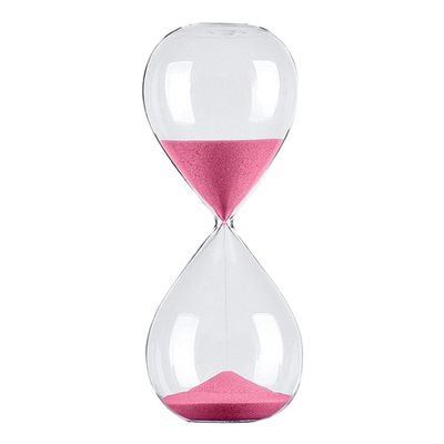BAWAQAF Glass Hourglass Sand Timer Clock Fashion Home Decor Birthday 15 Minute Love Valentine's Day Gift