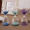 BAWAQAF Glass Hourglass Sand Timer Clock Fashion Home Decor Birthday 15 Minute Love Valentine's Day Gift view 3