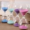 BAWAQAF Glass Hourglass Sand Timer Clock Fashion Home Decor Birthday 15 Minute Love Valentine's Day Gift view 4