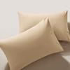 MILVOWOC Brushed Microfiber Pillowcases, Camel, 20x26 Inch, 2Pcs view 1
