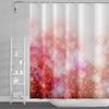 Yeele Bokeh Shower Curtain Glitter Heart Pattern Shower Curtains Waterproof Polyester Winter Snowflake Bathroom Curtain Romantic Love Happy Valentine's Day Bath Curtain with Hooks,69x70in view 1
