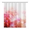Yeele Bokeh Shower Curtain Glitter Heart Pattern Shower Curtains Waterproof Polyester Winter Snowflake Bathroom Curtain Romantic Love Happy Valentine's Day Bath Curtain with Hooks,69x70in view 2