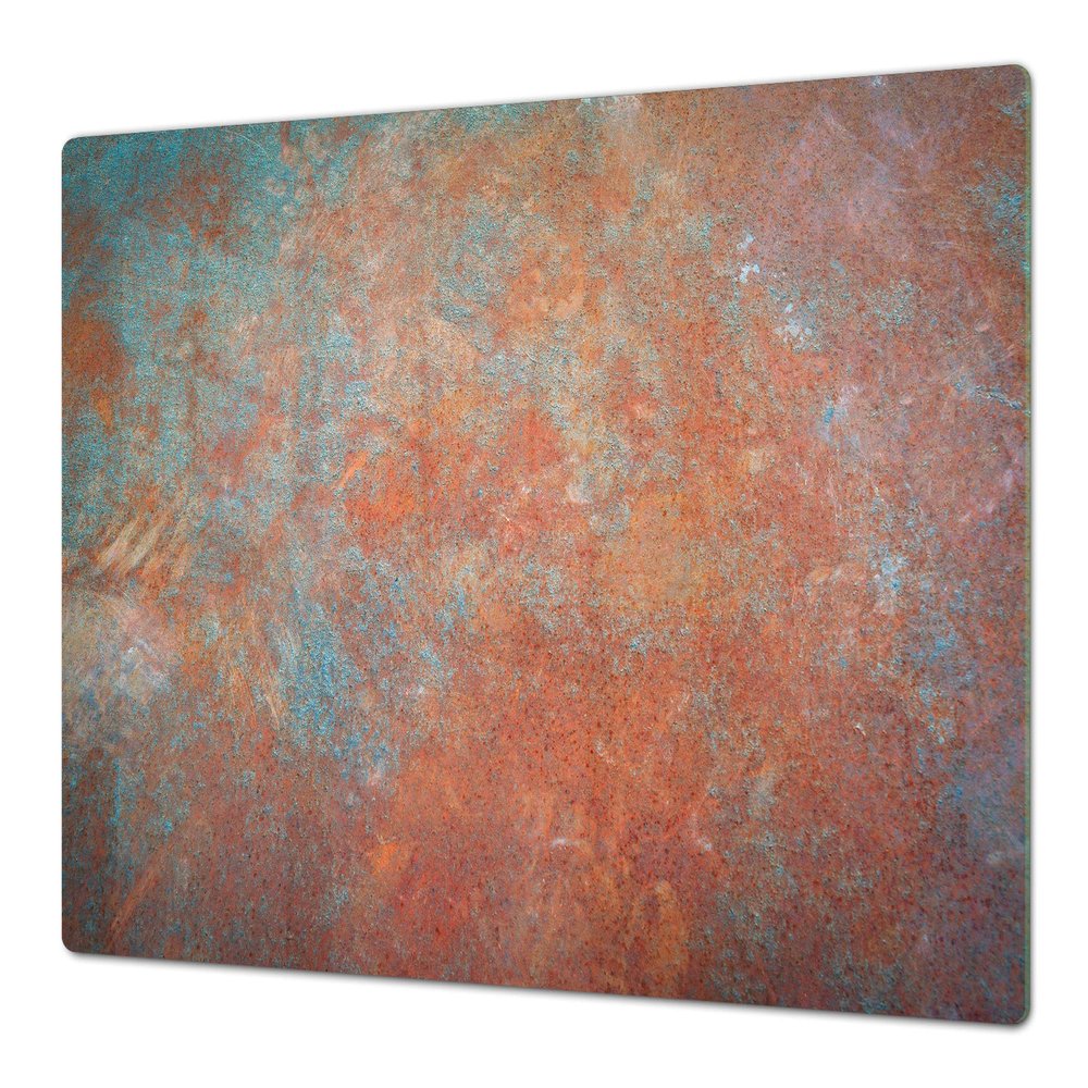 Concept Crystal Gigantic KITCHEN PANEL & Induction Cooktop Cover Worktop Saver; MEASURES: SINGLE: 80 x 52 cm (31,5 x 20,47); DOUBLE: 40 x 52 cm (15,75 x 20,47); DD34 Rusted textures Series