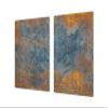 Gigantic Kitchen Panel & Induction Cooktop Cover  Worktop Saver; Measures: Single: 80 x 52 cm (31,5 x 20,47); Double: 40 x 52 cm (15,75 x 20,47); DD34 Rusted Textures Series view 1