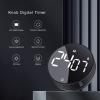 AVINIA Digital Kitchen Timers, Visual timers Large LED Display Magnetic Countdown Countup Timer for Classroom Cooking Fitness Baking Studying Teaching, Easy for Kids and Seniors Black view 2