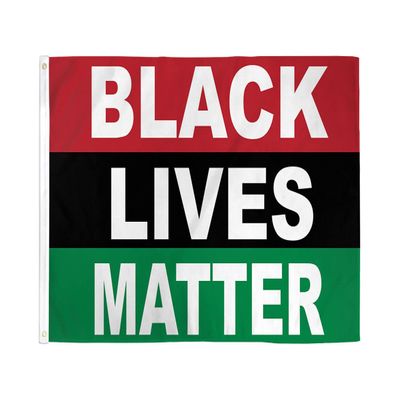 AFRO AMERICAN FLAG & PAN AFRICAN FLAGS (Pan-African (Black Lives Matter) Flag 3x5ft Poly)