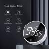 AVINIA Digital Kitchen Timers, Visual timers Large LED Display Magnetic Countdown Countup Timer for Classroom Cooking Fitness Baking Studying Teaching, Easy for Kids and Seniors White view 2