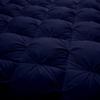 Saferay Green All-Season Luxury Pinch Pleated Pintuck Oversized King Plus Size 128 x 120 Inches Size Down Alternative Quilted Comforter 1 Comforter 1 Piece 500 GSM - Machine Washable Navy Blue view 4