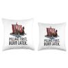 Viking Longship - Pillage First, Burn Later - Norse History Throw Pillow view 3