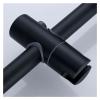 ASDFGHJK KANGYEBAIHUODIAN Stainless Steel Black Bath Sliding Bar Wall Mounted Adjustable Rail Bathroom Accessories Handheld Shower Head Rod (Bar Length : 66cm, Color : SJ-002) view 3