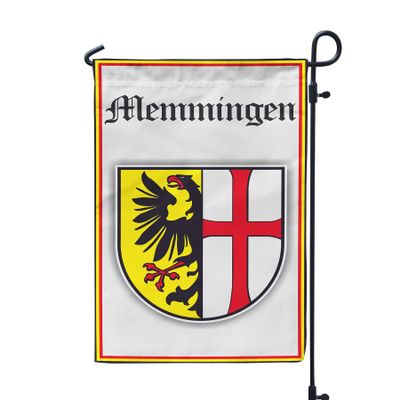 Memmingen Germany 12x19 Inches Double Sided Garden Flag