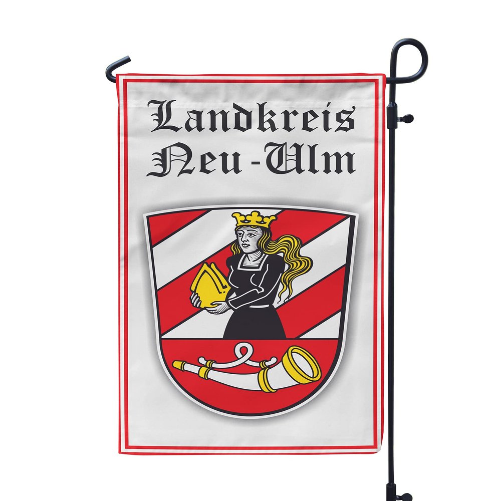 Landkreis Neu-Ulm Germany 12x19 Inches Double Sided Garden Flag