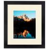 ArtToFrames 18x24 inch Satin Black Picture Frame with 2 Inch Single Ivory Mat, SingleMat-FRBW26079-18x24-81 view 2