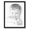 ArtToFrames 18x24 inch Satin Black Picture Frame with 2 Inch Single Crisp Mat, SingleMat-FRBW26079-18x24-1461 view 1
