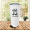 Bicyclist White Edition Viking Tumbler 20oz - I Love You Slightly More Than - Bicycle Rider Lovers Bike Chain Bike Enthusiast Biker Racer Professional view 2