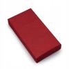 Paper Prefolded Pocket Napkins Cutlery Sleeve Holiday Table Dinner, Party Decoration, Red Napkin Pouches with Embossed Snowflakes, 16-Count Flatware Pocket for Silverware view 2