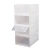 Futchoy 20 Pack Stackable Shoe Storage Box Plastic Shoe Box with Lids for Small Kit Magazines Books Shoes for Men/Women White view 4