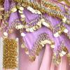 Wakauto Womens Belts Belly Dancing Belt with Bell Vintage DIY Tassels Pendant Belly Dance Body Chain Waist Chains Belly Dance Hip Scarf Belt Beach Belt Body Jewelry for Women Golden Womens Belt view 3