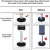 2Pcs Adjustable Bed Frame Center Support Leg, Steel Bed Frame Center Slat Support Legs Replacement, Sofa Furniture Cabinet Feet,Bed Rail Support for Wooden Bed (Height:9.8 to 12.6 inch) view 4